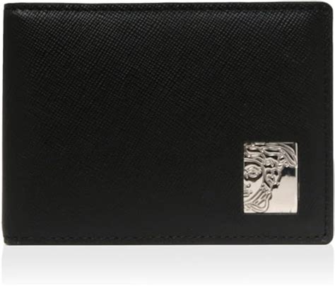 versace men's leather wallet.